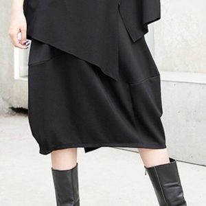 Balloon Style Midi Skirt